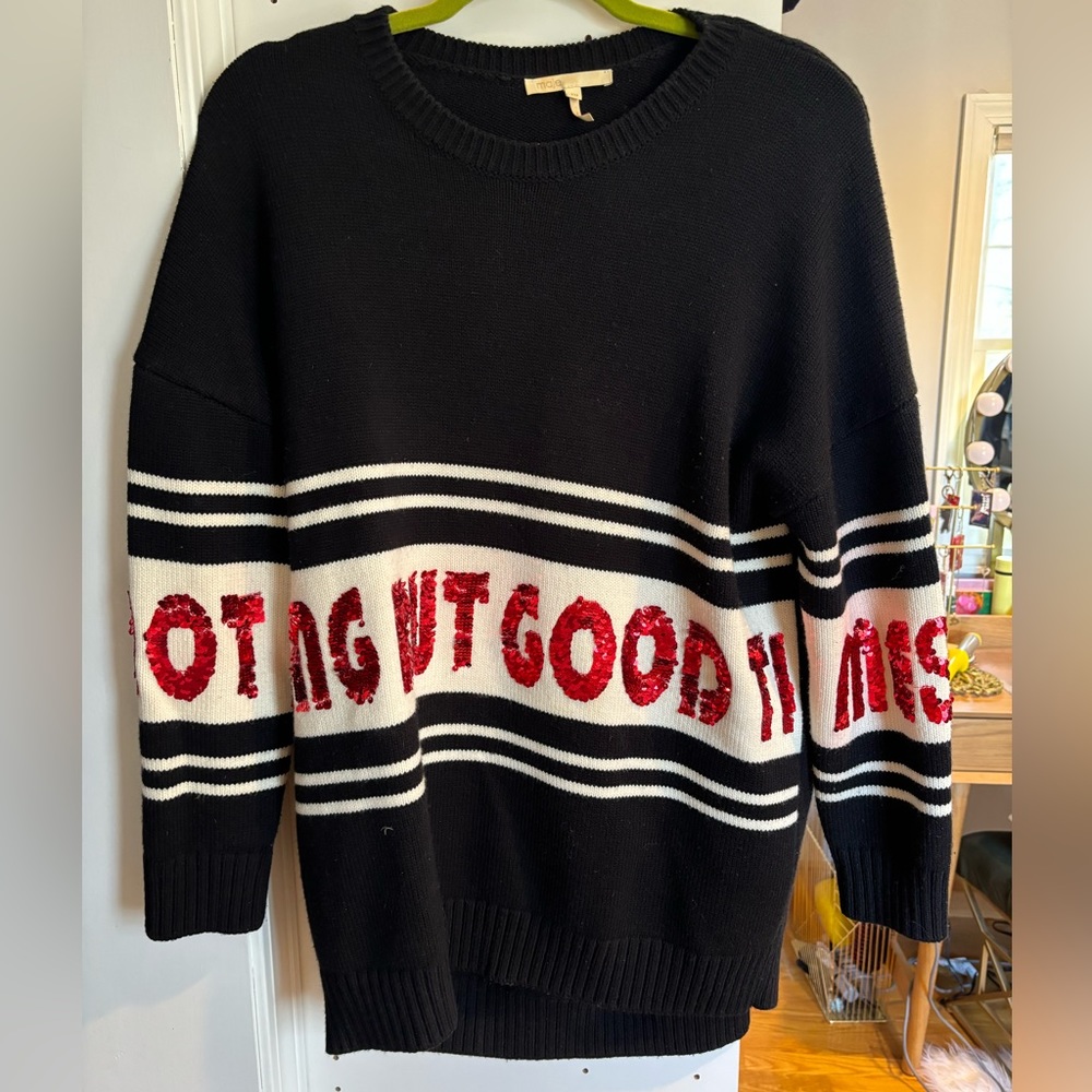 Maje nothing but good times sweater